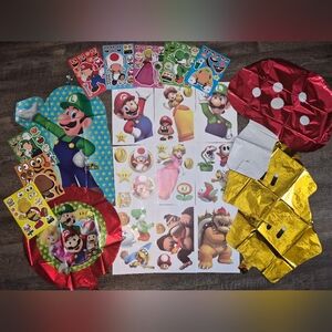 Super Mario & Friends Birthday Party Decorations Bundle Lot Set